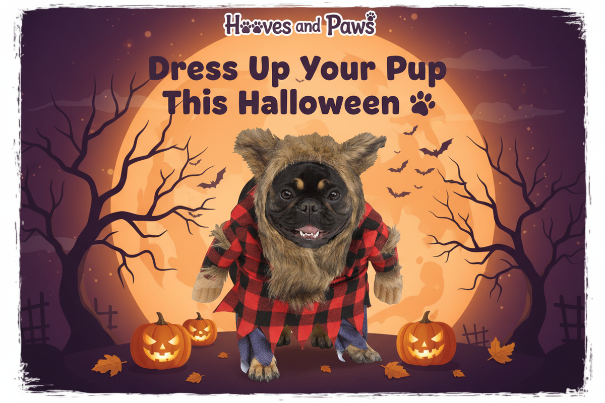 Hooves and Paws Halloween Banner