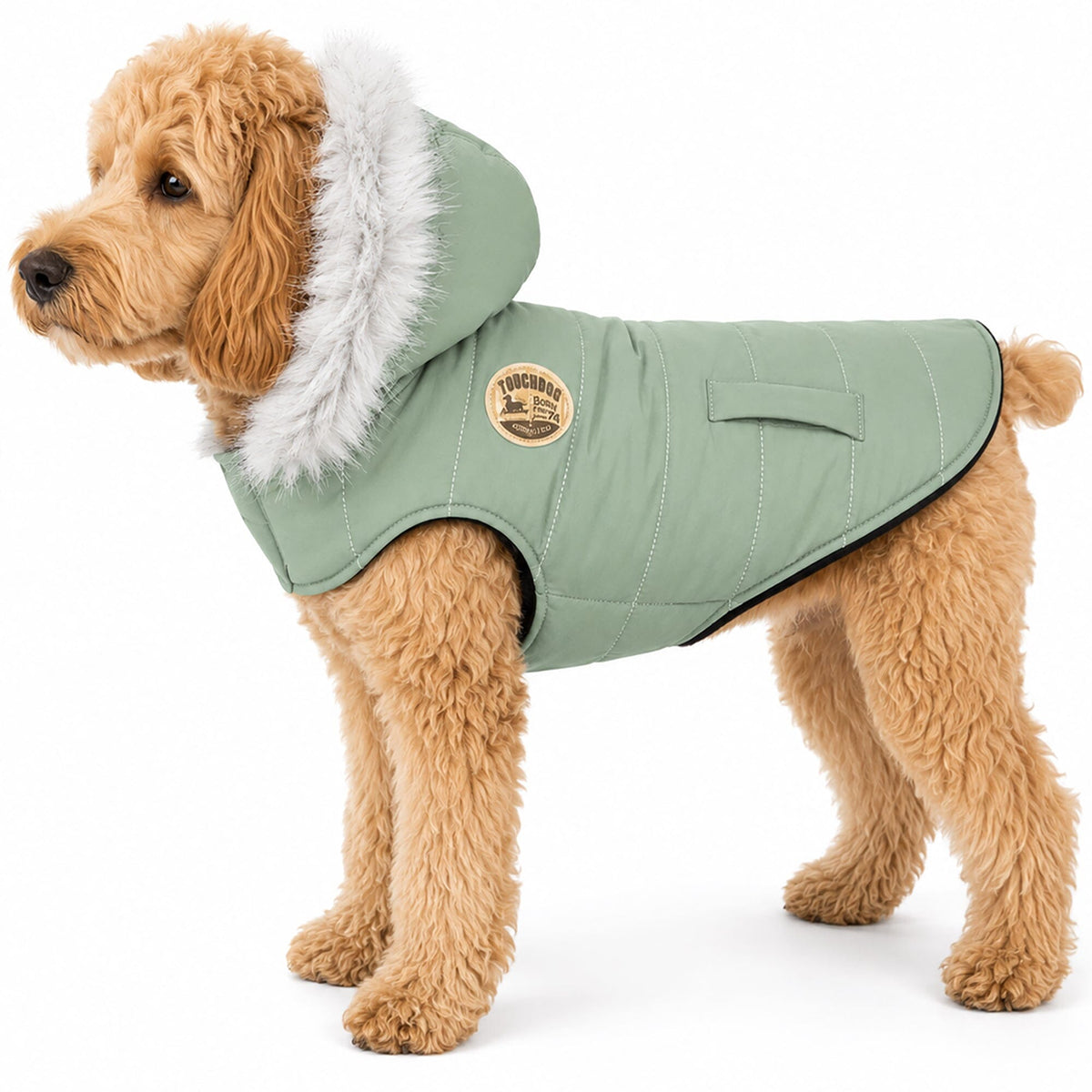 Touchdog 'Eskimo-Swag' Duck-Down Insulated Winter Dog Coat Parka